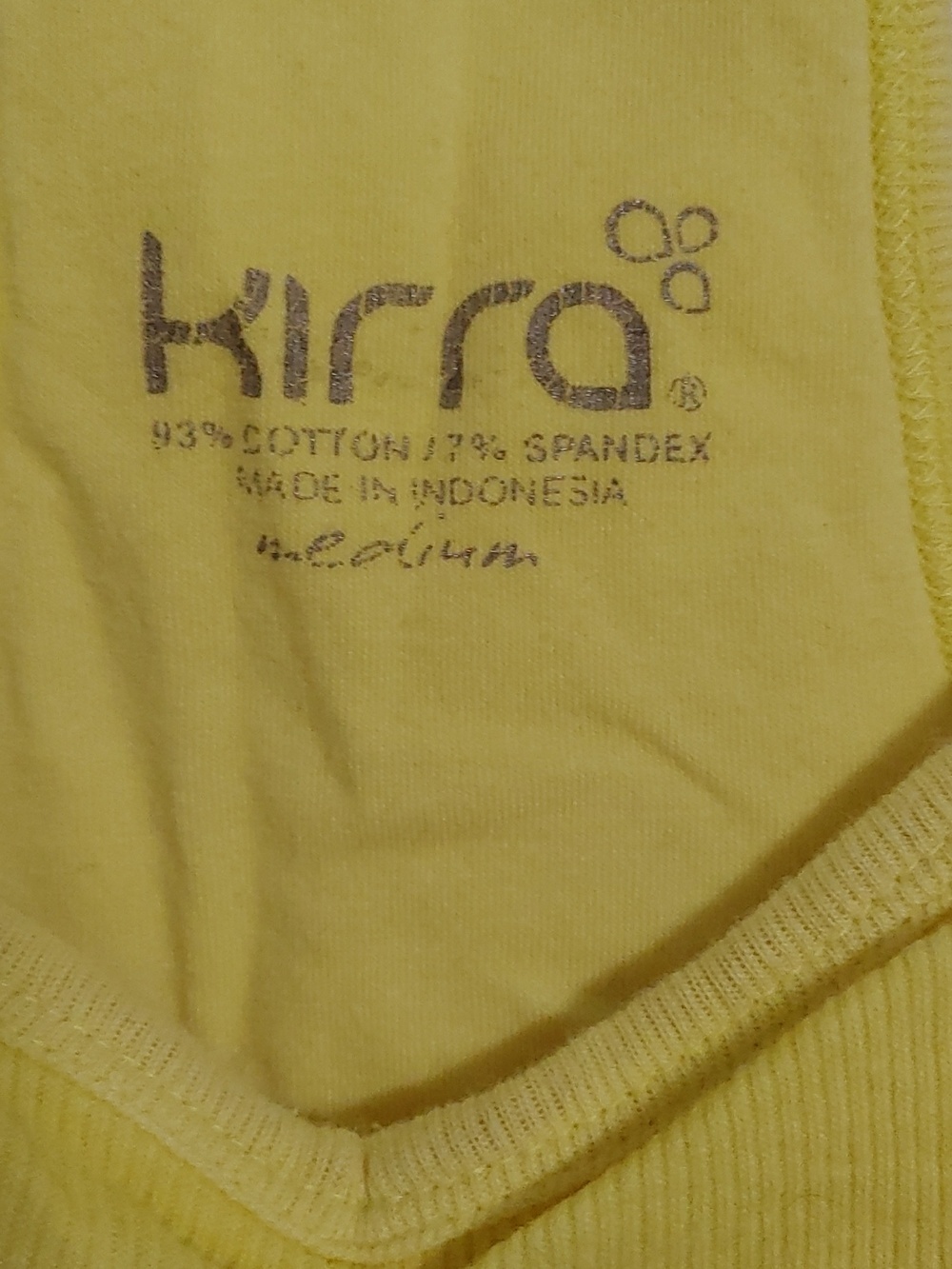 Kirra Colorblock Tank Top with Bandeau Bra Liner Size Medium Vibrant - Picture 2 of 4